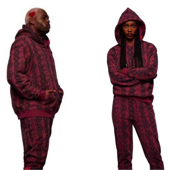Sale pending - Adidas x Ivy Park • Valentines Day Snake Print Hoodie M - Picture 2 of 12